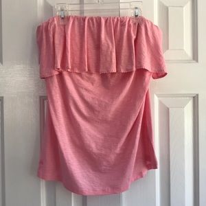 Pink Strapless Lilly Pulitzer Shirt